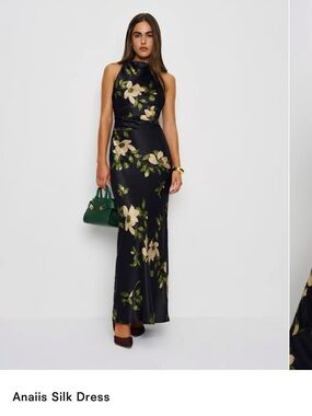 Reformation - Anaiis Silk Dress in Mood for Love